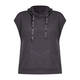 Verpass Sleeveless Drawstring Knitted Top Grey