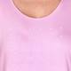 VERPASS pink jersey pearl stud TOP