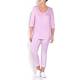 VERPASS pink jersey pearl stud TOP