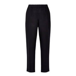 BEIGE TROUSERS BLACK - Plus Size Collection