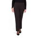 VERPASS BLACK PULL ON PINSTRIPE TROUSER