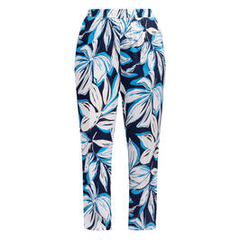 Verpass Jersey Tropical Print Trousers Print Navy  - Plus Size Collection