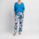 Verpass Jersey Tropical Print Trousers Print Navy 