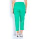 VERPASS COTTON BLEND CROPPED TROUSER WITH ANKLE ZIP