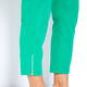 VERPASS COTTON BLEND CROPPED TROUSER WITH ANKLE ZIP