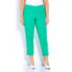 VERPASS COTTON BLEND CROPPED TROUSER WITH ANKLE ZIP