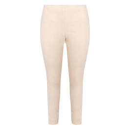 Verpass Cotton Stretch Trousers Beige  - Plus Size Collection