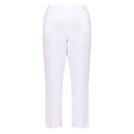 Verpass Linen Trousers White  - Plus Size Collection