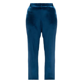 Verpass Velour Trousers Cobalt  - Plus Size Collection
