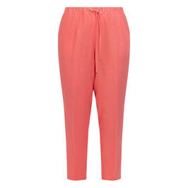 Verpass Pull-On Linen Trouser Coral  - Plus Size Collection