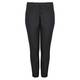 VERPASS BLACK NARROW LEG PULL ON COTTON STRETCH TROUSERS 