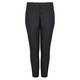 VERPASS BLACK NARROW LEG PULL ON COTTON STRETCH TROUSERS 