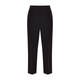 Beige Pull On Trouser Parallel Leg Black