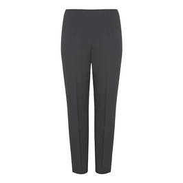 VERPASS charcoal Narrow leg split hem winter weight TROUSERS - Plus Size Collection