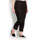 VERPASS black cropped trousers with ankle zips