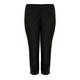 VERPASS black cropped trousers with ankle zips