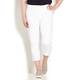 VERPASS white technostretch cropped Trousers