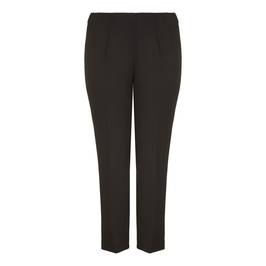 VERPASS black narrow leg summer weight TROUSERS - Plus Size Collection