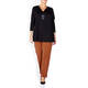 VERPASS JERSEY TUNIC BLACK