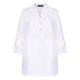 Verpass Lace Bib Linen Tunic White 