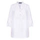 Verpass Lace Bib Linen Tunic White 