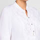 Verpass Lace Bib Linen Tunic White 