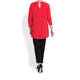 VERPASS LAYERED JERSEY TUNIC RED