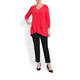 VERPASS LAYERED JERSEY TUNIC RED