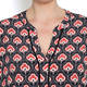 VERPASS TUNIC RED AND BLACK PRINT