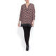 VERPASS TUNIC RED AND BLACK PRINT