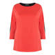 VERPASSP CORAL TUNIC WITH SIDE STRIPE