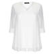 VERPASS V-NECK GEORGETTE TUNIC WHITE