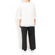 VERPASS V-NECK GEORGETTE TUNIC WHITE