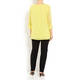 VERPASS LAYERED CHIFFON YELLOW TUNIC