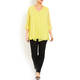 VERPASS LAYERED CHIFFON YELLOW TUNIC