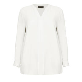 VERPASS Ivory Chiffon Tunic - Plus Size Collection