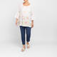 Verpass Floral Embroidered Tunic White 
