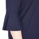 VERPASS NAVY JERSEY TUNIC WITH TRUMPET SLEEVES 