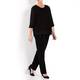 BEIGE TUNIC BLACK