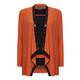 VERPASS sequin trimmed Orange Jacket with Black Vest