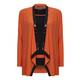 VERPASS sequin trimmed Orange Jacket with Black Vest