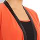 VERPASS sequin trimmed Orange Jacket with Black Vest