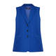 Verpass Single Breasted Waistcoat Royal Blue