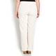 VERPASS ivory straight leg summer weight fluid TROUSERS