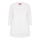 VETONO PURE COTTON KNITTED TUNIC WHITE