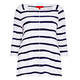 Vetono stripe top navy and white