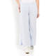 VETONO PULL ON LINEN TROUSER PALE BLUE