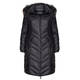 ROFA CHEVRON QUILT PUFFER BLACK