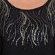 YOEK SEQUIN FRONT DRESS