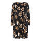 YOEK FLORAL PRINT WRAP DRESS